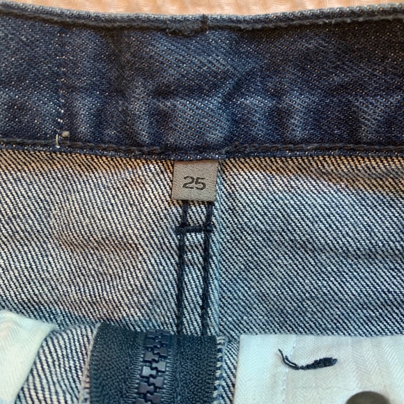 Carmar Multi Zip Denim Skirt Size 25 - Picture 4 of 5